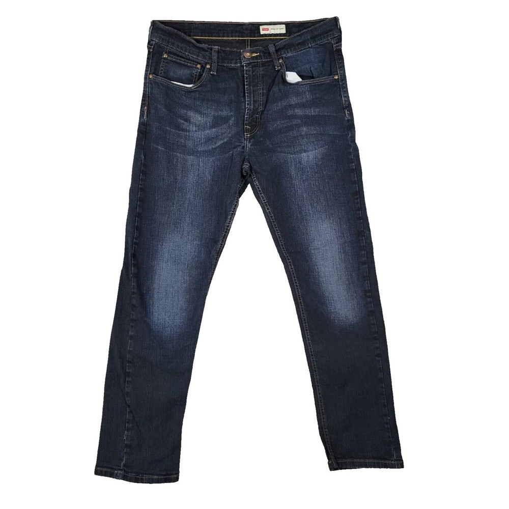 Wrangler Five Star Men's Jeans Regular Taper Dark Stonewash 36 x 30 a032
